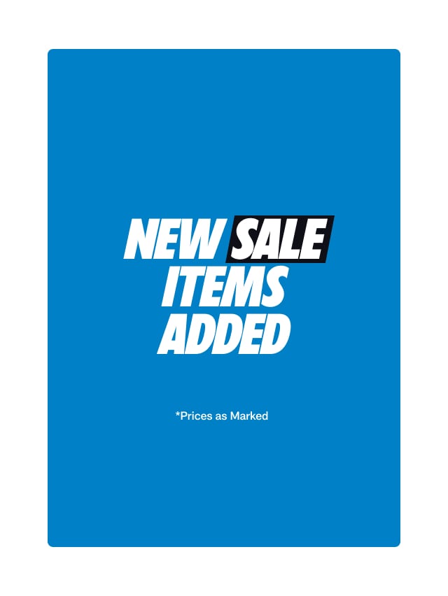 NEW SALE ITEMS ADDED *PRICES AS MARKED. Price Drops. New Savings On Gear.